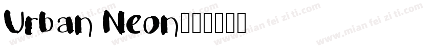 Urban Neon字体转换